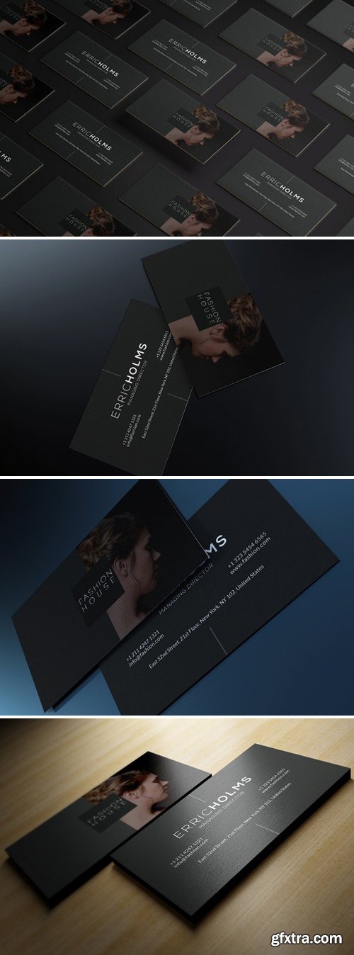 CM - Minimal Black Business Card 2429729