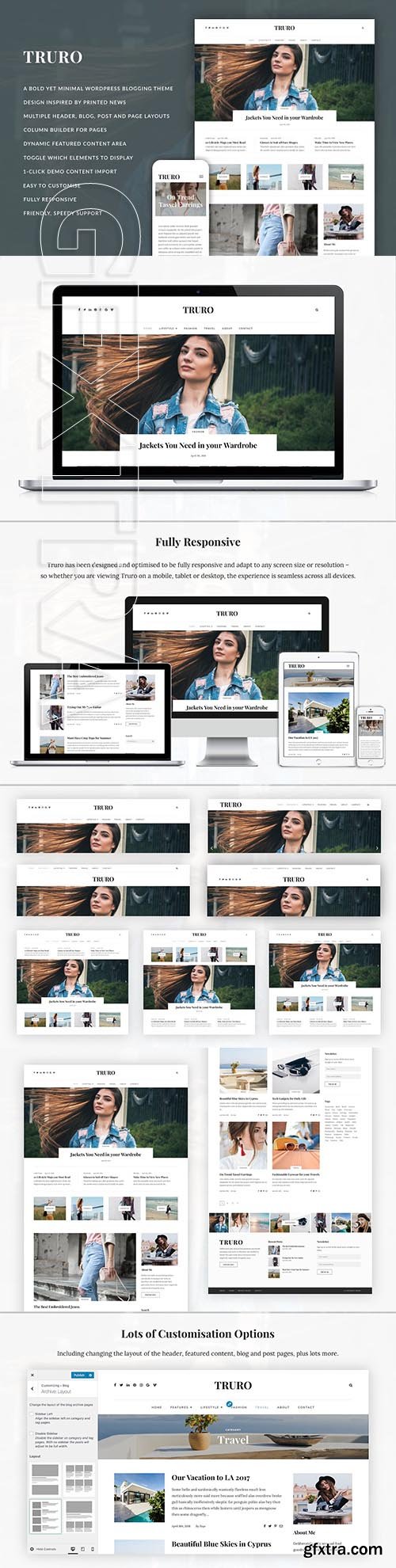 CreativeMarket - Truro - Bold WP Blogging Theme 2481120