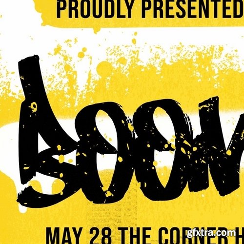 Boombox - Hip-Hop Flyer Template