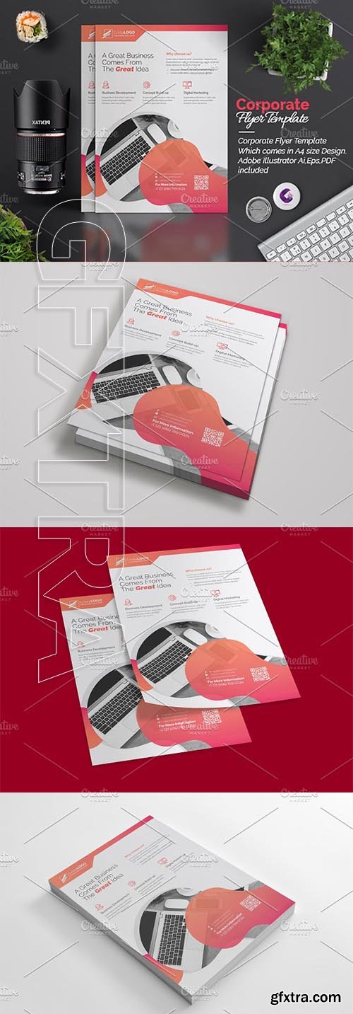 CreativeMarket - Corporate Flyer 2476316