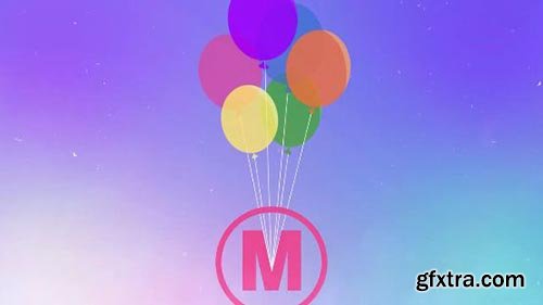 Flying Balloons Logo Reveal - After Effects 78607