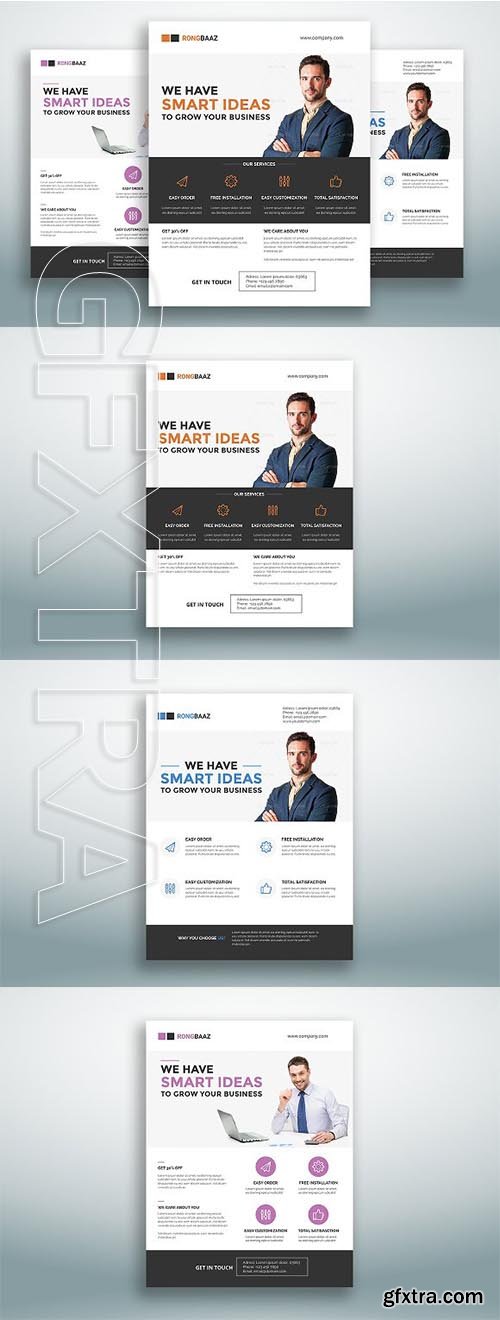 CreativeMarket - Corporate Flyer 2413477