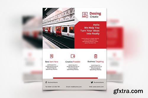 CreativeMarket - Business Flyer 113 2413281