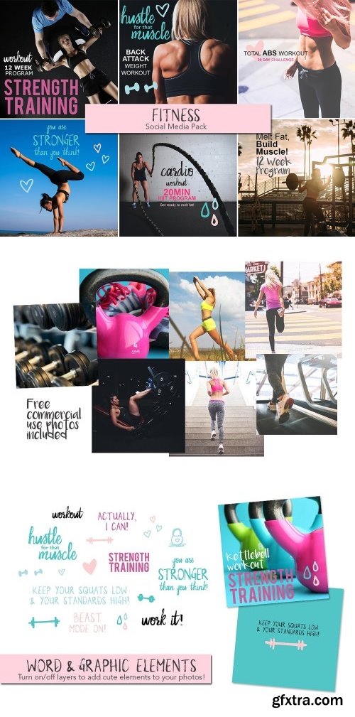 CM - Fitness Social Media Pack 1590016