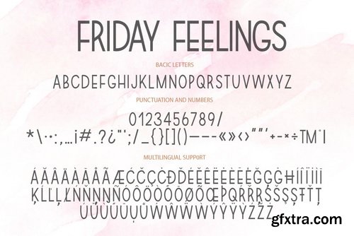 Friday Feelings Font Family