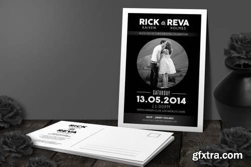 Black & White Invitation