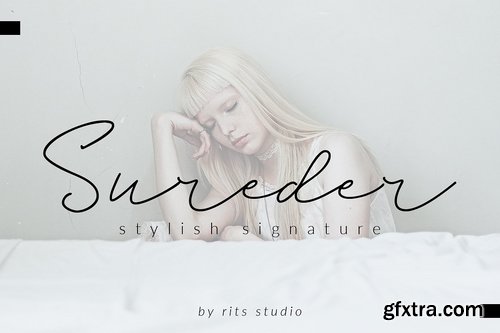 CM - Sureder Stylish Scipt Font 2432194