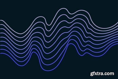 Abstract Wavy Background