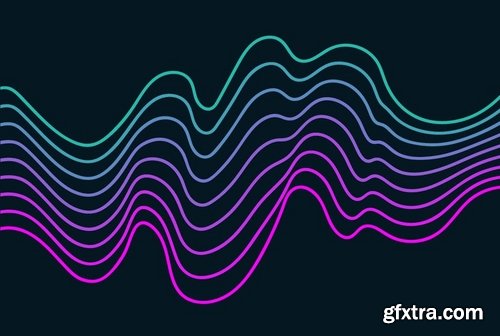 Abstract Wavy Background