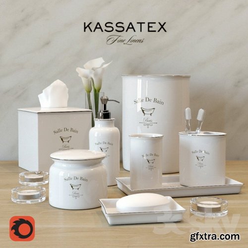 3dsky - Set for bathroom Kassatex