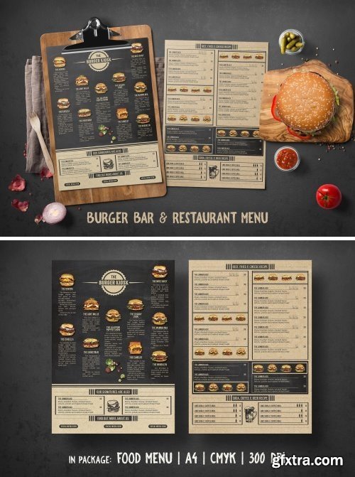 CM - Burger Bar & Restaurant Menu 2498865