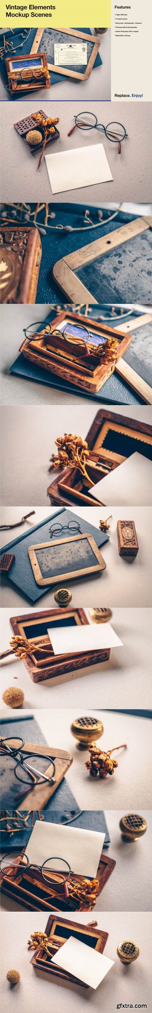 Vintage Elements - Mockup & Styled