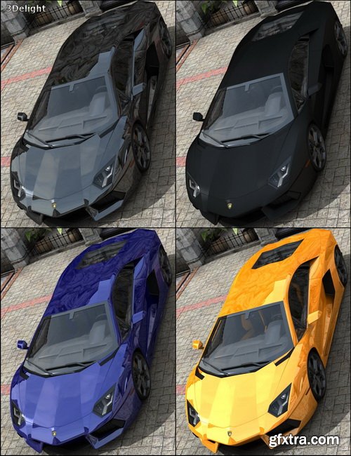 Daz3D - Llamaghini Amenazador Version 2 Addon Kit Roadster