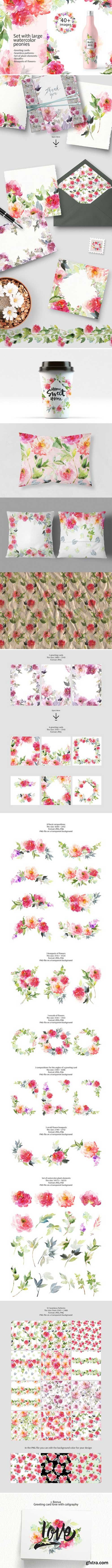 CM - Set of Peonies DIY 1565678