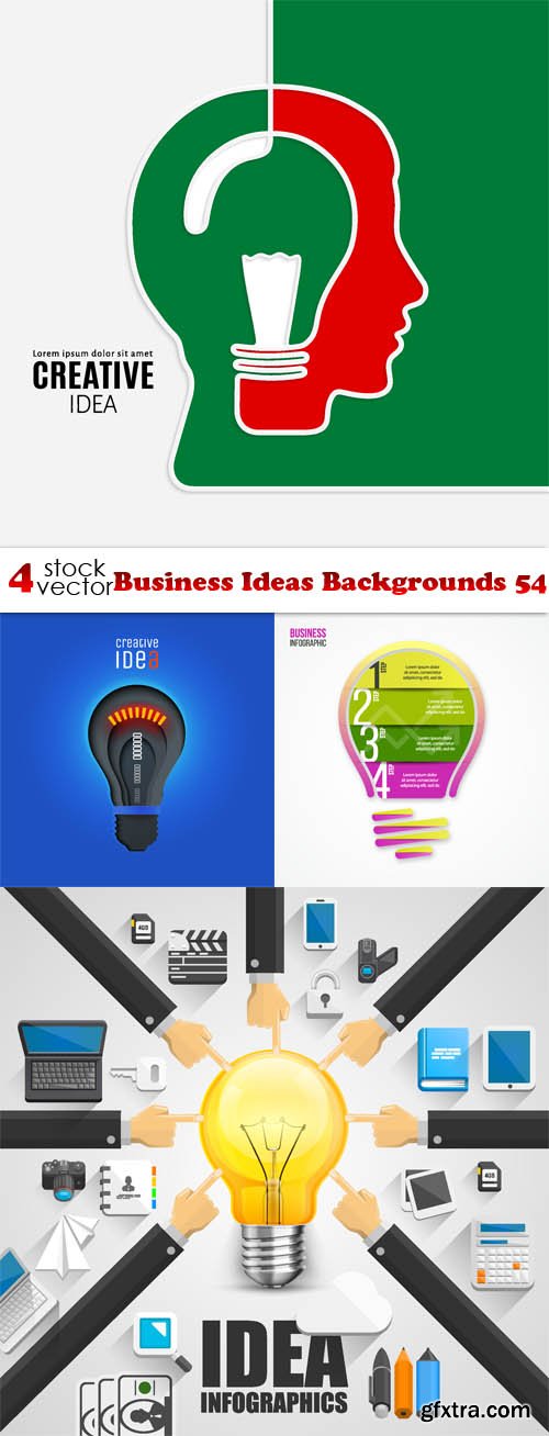 Vectors - Business Ideas Backgrounds 54