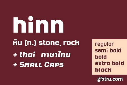 Hinn Font Family