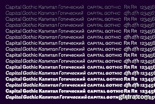 Capital Font Family