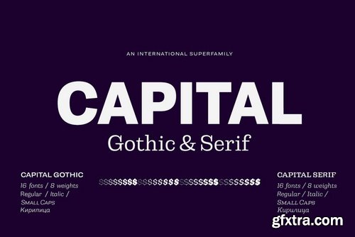 Capital Font Family