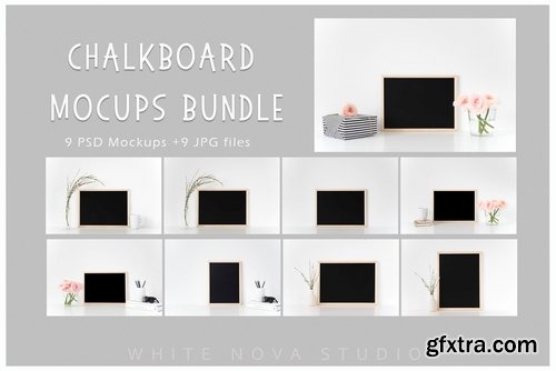 CM - Chalkboard mockups bundle 2451777