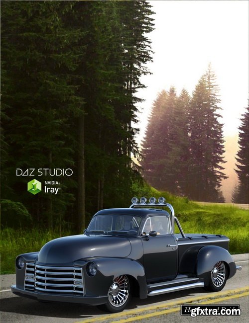 Daz3D - Hot Rod Truck