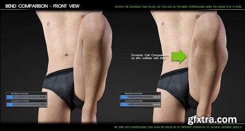 Daz3D - Bend Control for Genesis 8 Male(s)