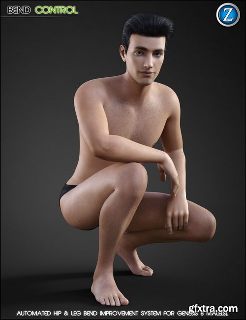 Daz3D - Bend Control for Genesis 8 Male(s)