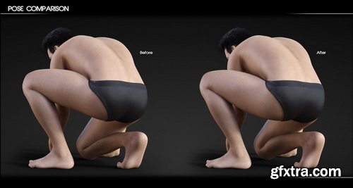 Daz3D - Bend Control for Genesis 8 Male(s)