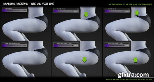 Daz3D - Bend Control for Genesis 8 Male(s)