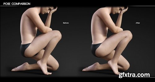 Daz3D - Bend Control for Genesis 8 Male(s)