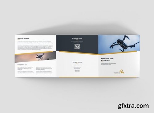 GraphicRiver - Brochure – Drone Photographer Tri-Fold Square 21801753