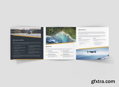 GraphicRiver - Brochure – Drone Photographer Tri-Fold Square 21801753