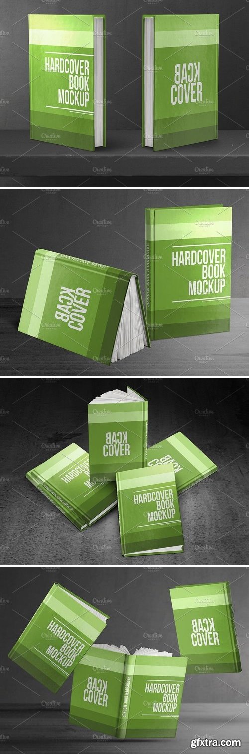 CM - Hardcover Book Mockups 1590654