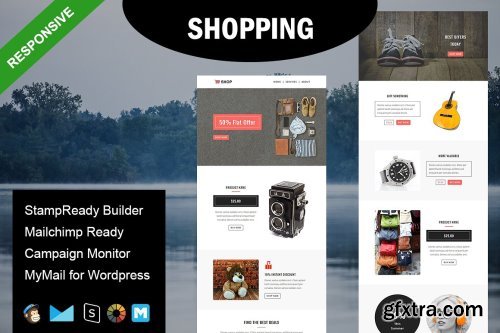 CM - SHOPPING - Responsive Email Template 1590145