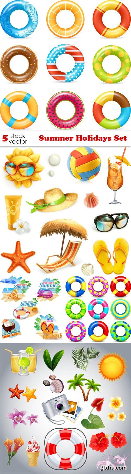 Vectors - Summer Holidays Set