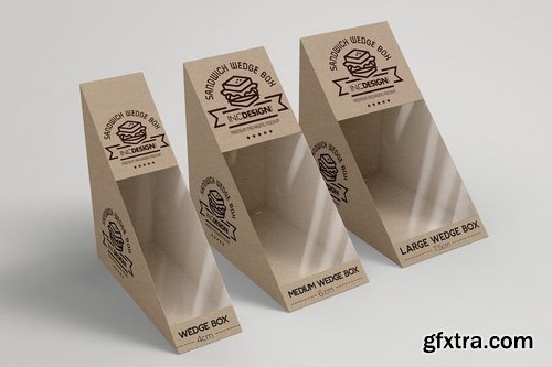 Fast Food Boxes Vol5 Take Out Packaging Mockups