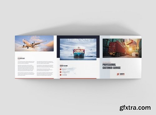 GraphicRiver - Brochure – Transport Logistic Tri-Fold Square21804175