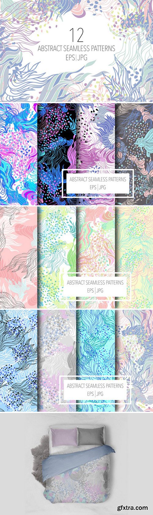 CM - 12 Abstract seamless patterns 1566321