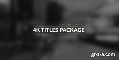 Videohive 4k Broadcast Titles Package 17535135