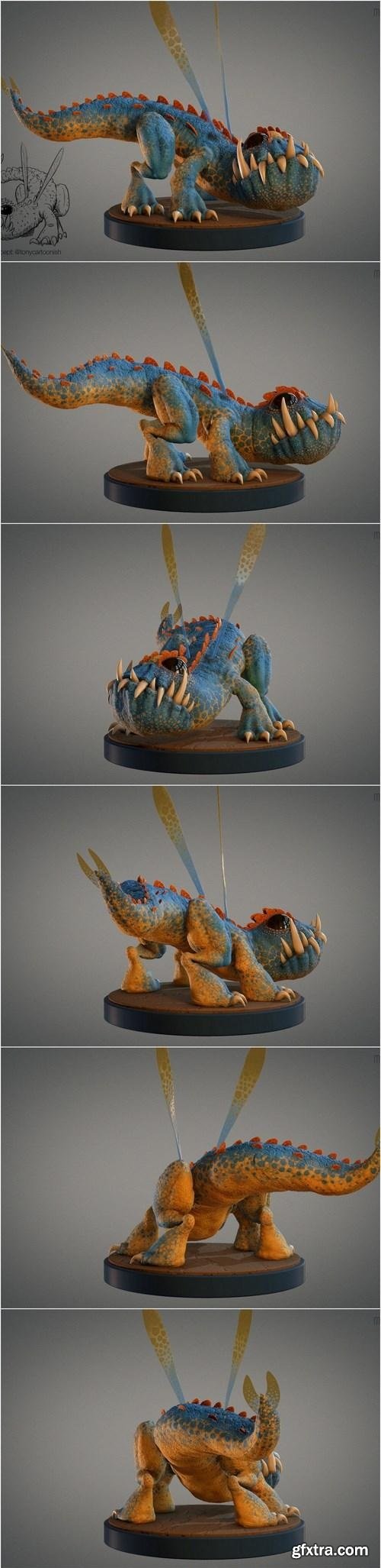 Dragon 3D Model