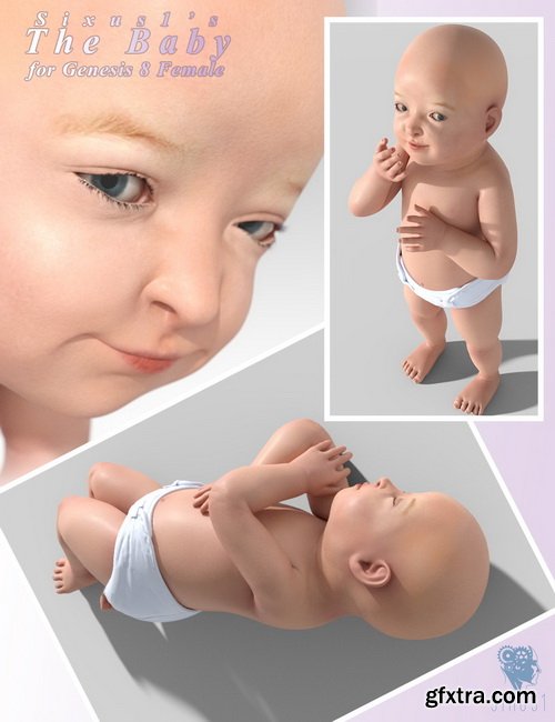 Daz3D - Sixus1 - The Baby for Genesis 8 Female