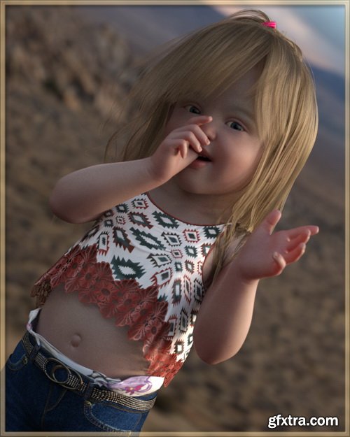 Daz3D - Amanda for Genesis 8 Baby