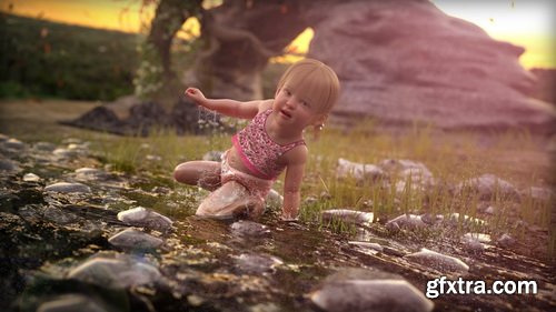 Daz3D - Amanda for Genesis 8 Baby