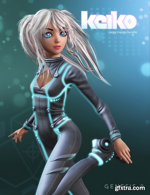 Daz3D - Keiko 6 Mega Manga Bundle