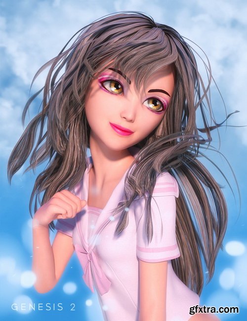 Daz3D - Keiko 6 Mega Manga Bundle