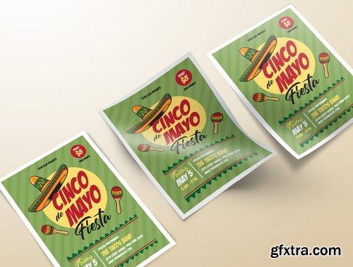 Cinco de Mayo Fiesta Flyers