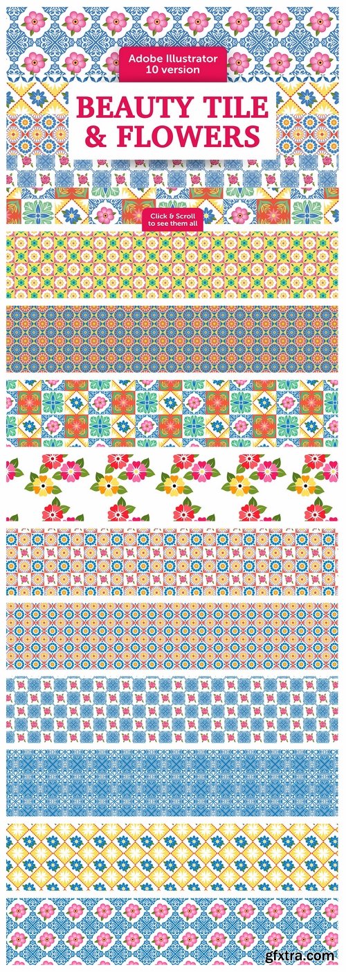 CM - 30 Vintage Floral patterns 2429241