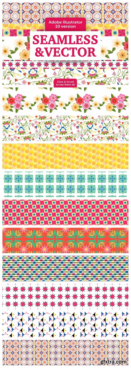 CM - 30 Vintage Floral patterns 2429241