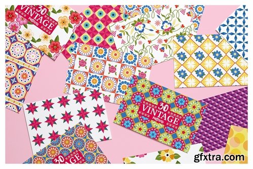 CM - 30 Vintage Floral patterns 2429241