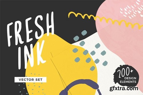 CM - Fresh Ink Vector Design Set 2407879