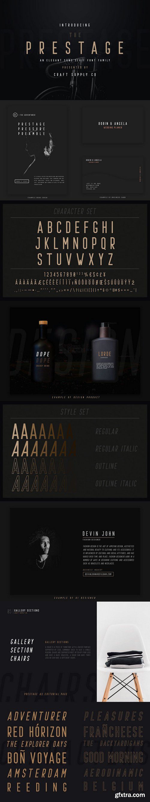 CM - Prestage Font Family 2428364